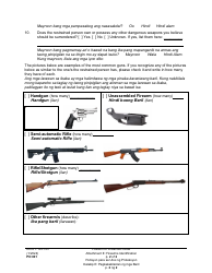 Form PO001 Petition for Protection Order - Washington (English/Tagalog), Page 43