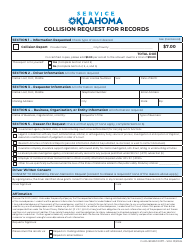 Form 303RM Collision Request for Records - Oklahoma
