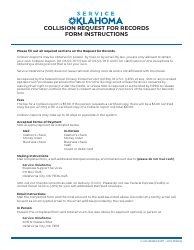 Form 303RM Collision Request for Records - Oklahoma, Page 2