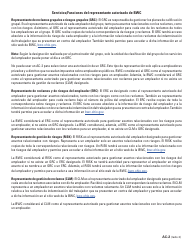 Formulario AC-2 (BWC-0502) Autorizacion Permanente - Ohio (Spanish), Page 2