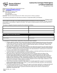 Form U-69 (BWC-7573) Contract for Coverage of State Agency or Political Subdivision - Ohio