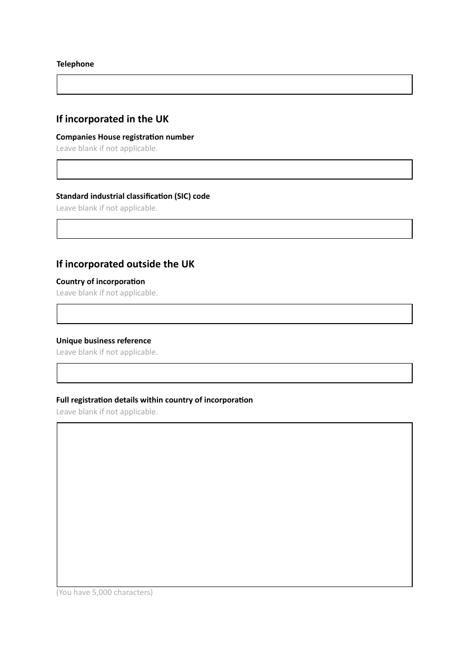 Mandatory Notification Form - United Kingdom, Page 11