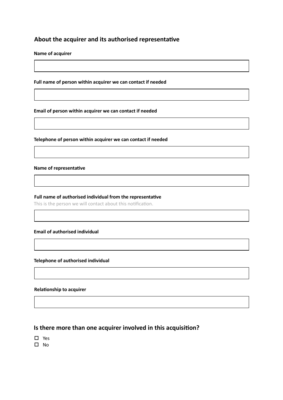 Mandatory Notification Form - United Kingdom, Page 3