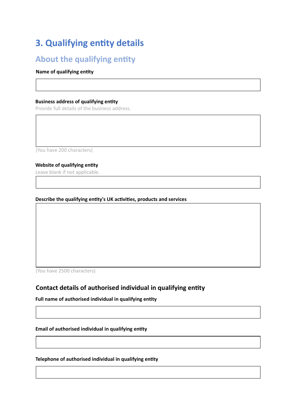 Voluntary Notification Form - United Kingdom, Page 12