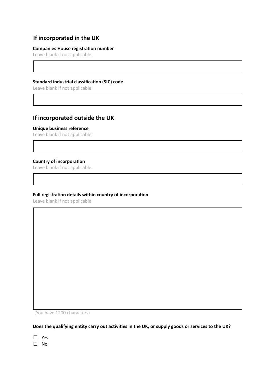 Voluntary Notification Form - United Kingdom, Page 13