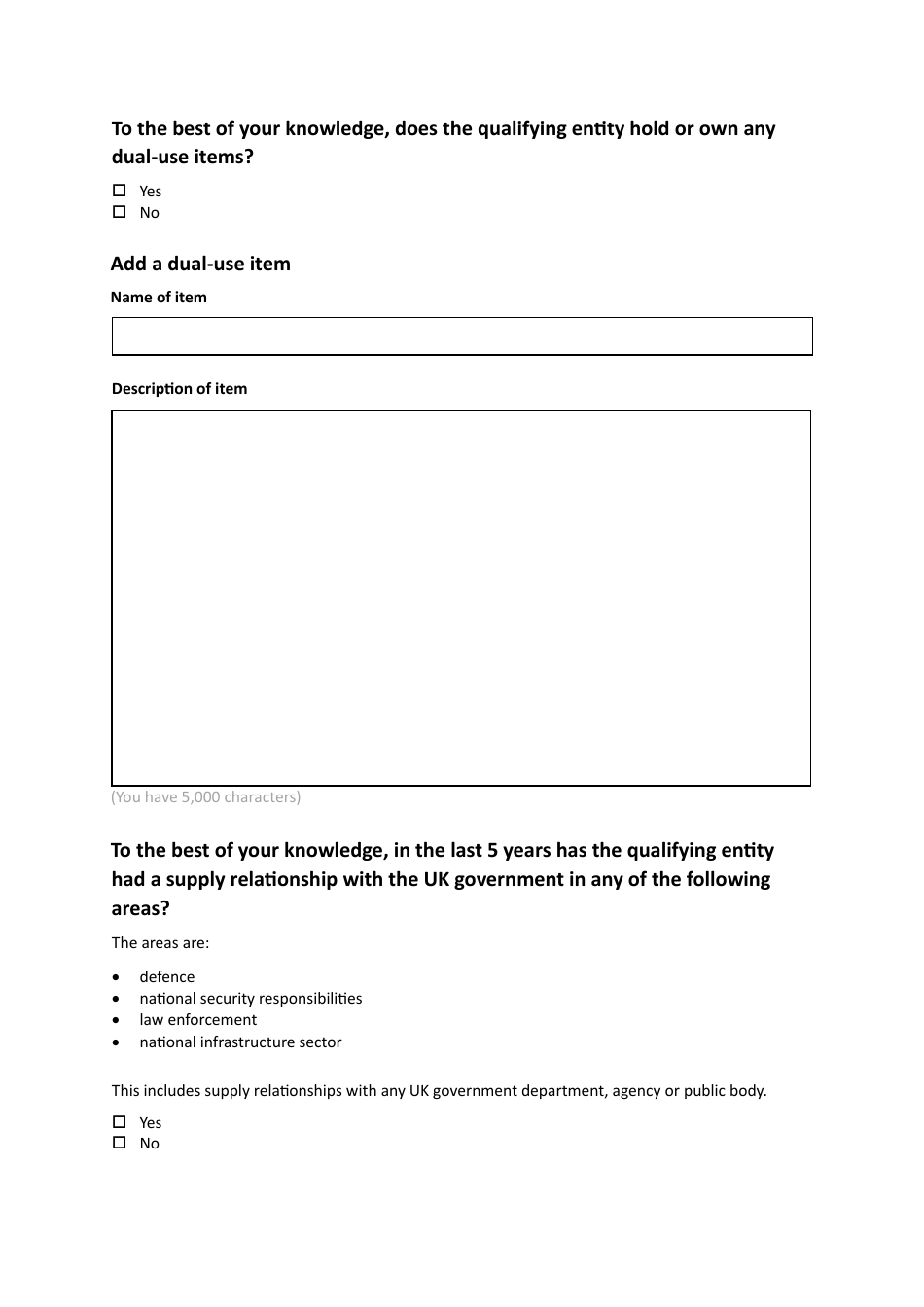 Voluntary Notification Form - United Kingdom, Page 16