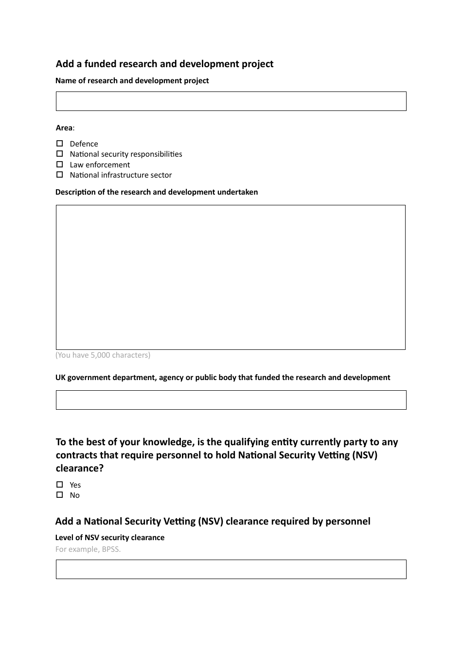 Voluntary Notification Form - United Kingdom, Page 18
