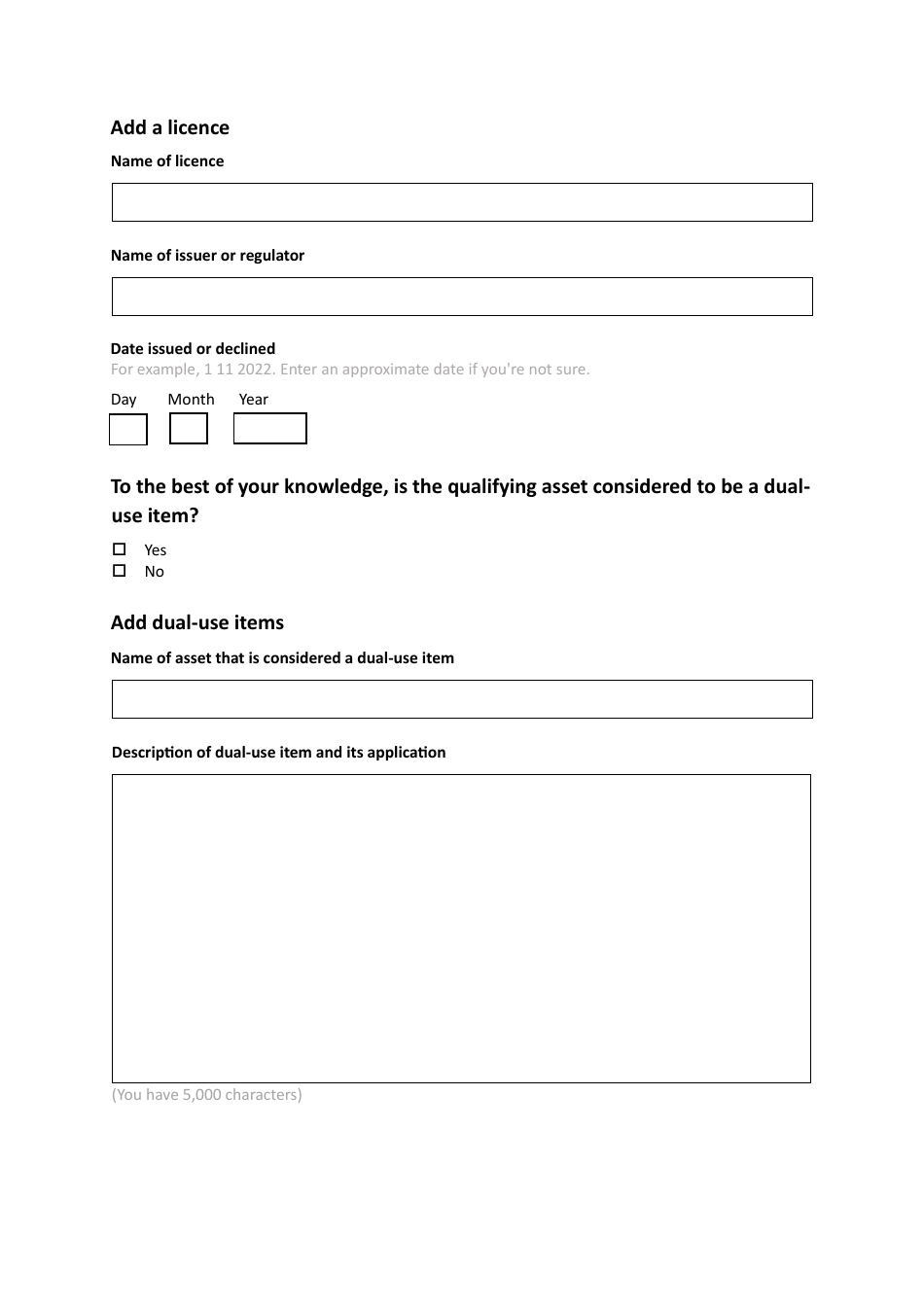 Voluntary Notification Form - United Kingdom, Page 24