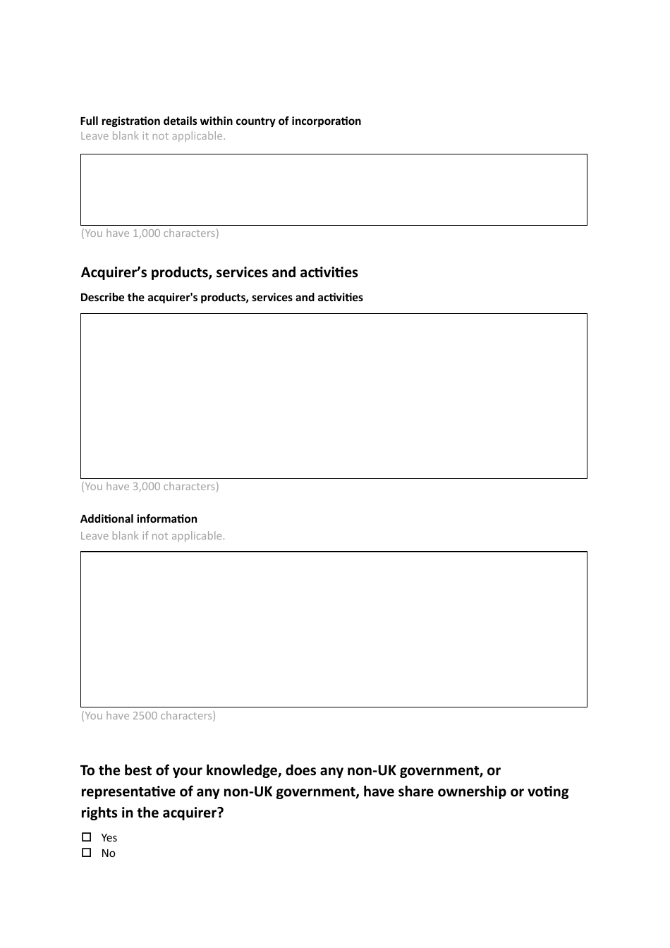 Voluntary Notification Form - United Kingdom, Page 28
