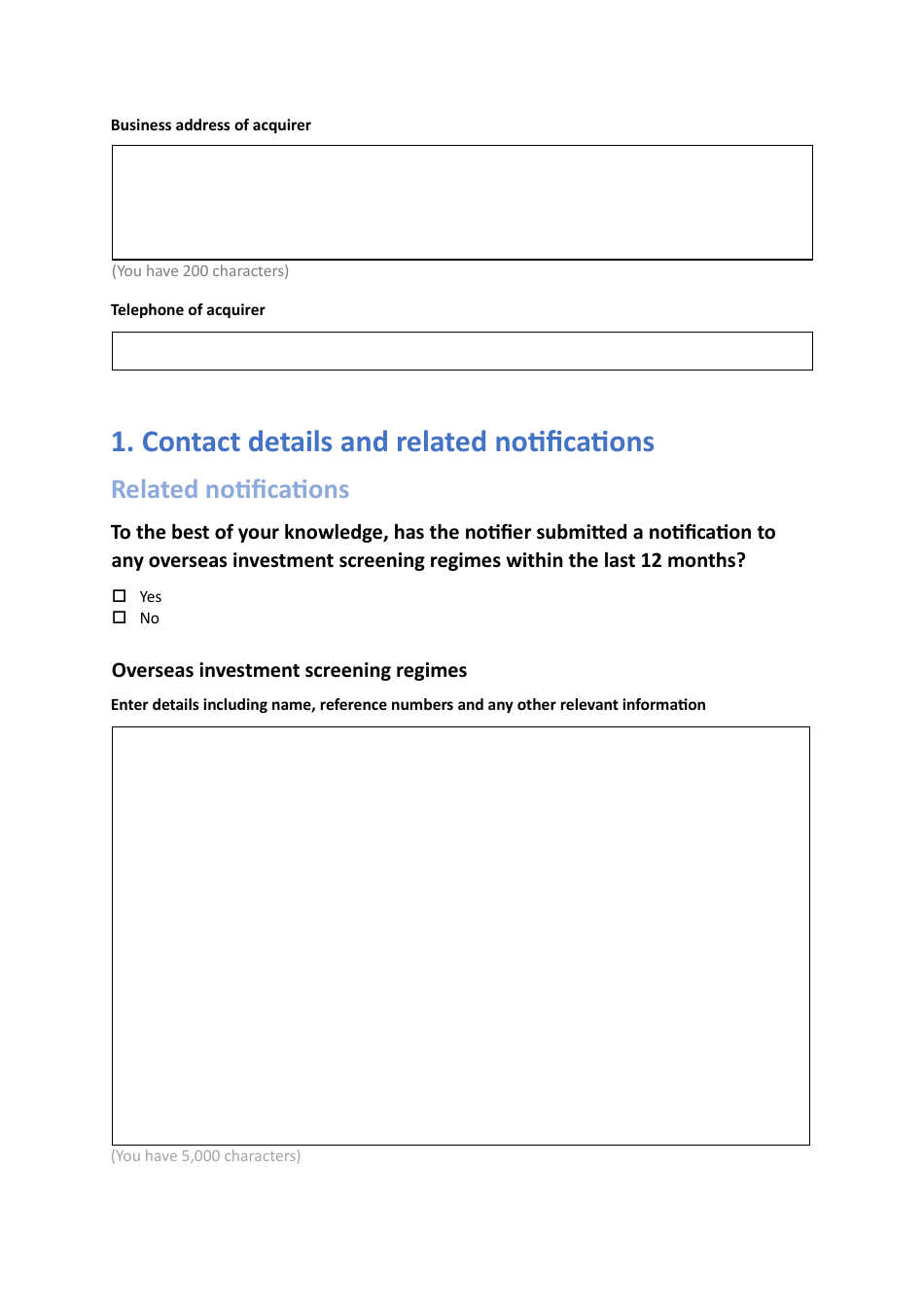 Voluntary Notification Form - United Kingdom, Page 5