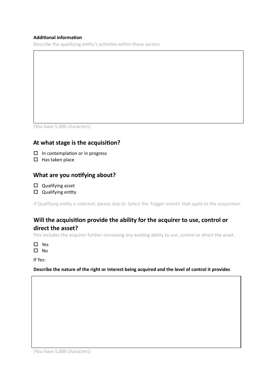 Voluntary Notification Form - United Kingdom, Page 7
