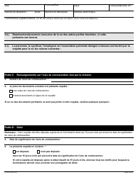 Forme A-134 Requete En Revision D&#039;un Avis De Contravention - Ontario, Canada (French), Page 3