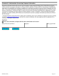 Form ON00596E Applicant Consent - Ontario Immigrant Nominee Program - Ontario, Canada, Page 6