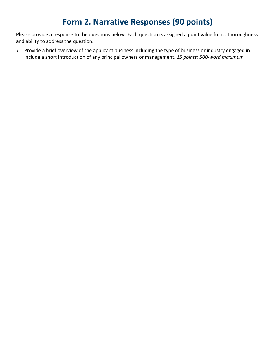 Targeted Populations Diversity and Inclusion for Small Business Competitive Grants Application Packet - Minnesota, Page 3
