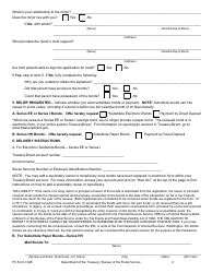 FS Form 1048 Claim for Lost, Stolen, or Destroyed United States Savings Bonds, Page 2