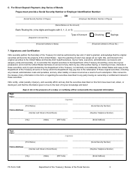 FS Form 1048 Claim for Lost, Stolen, or Destroyed United States Savings Bonds, Page 3