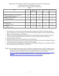 Form PFBC-NOS-001 Notice of Stocking - Pennsylvania, Page 6