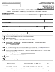 Prelicensure Course Approval Application and Notice Residential Builders and Residential Maintenance &amp; Alterations Contractors - Michigan, Page 8