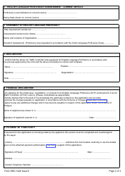 Form SRG1426 Air Traffic Controllers Licence - Notification of the Revalidation or Renewal of an English Language Proficiency Endorsement (Regulation UK (Eu) 2015/340) - United Kingdom, Page 2
