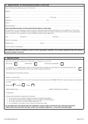 Form SRG1766 Application for Approval or Notification of the Indirect Approval, of a Maintenance Programme for Cap553, Bcar A3-7 National Permit to Fly Aircraft - United Kingdom, Page 2