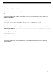 Form SRG1766 Application for Approval or Notification of the Indirect Approval, of a Maintenance Programme for Cap553, Bcar A3-7 National Permit to Fly Aircraft - United Kingdom, Page 6