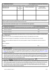 CAA Form SRG1413 Application for Radio Operator&#039;s Certificate of Competence - United Kingdom, Page 2