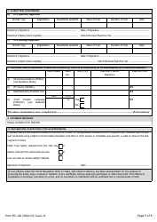 Form FCL100 (SRG1115) UK Private Pilots Licence or Commercial Pilots Licence Balloon/Airship Licence/Airship Rating/UK Flight Radiotelephony Operator&#039;s Licence - Application - United Kingdom, Page 5