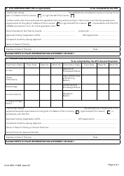 Form SRG1105B Balloon - Application for Part-Fcl Balloon Pilot Licence and Light Aircraft Pilot Licence - United Kingdom, Page 4