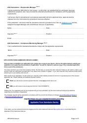 Form SRG1832 Aoc/Paoc Operations Manual Notice of Proposed Amendment (Npa) - United Kingdom, Page 3