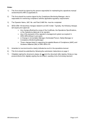Form SRG1832 Aoc/Paoc Operations Manual Notice of Proposed Amendment (Npa) - United Kingdom, Page 4