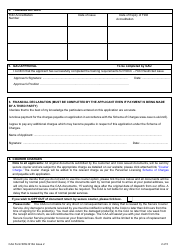 CAA Form SRG1413A Application for Flying Display Director (Fdd) Restricted Radio Operator&#039;s Certificate of Competence - United Kingdom, Page 2