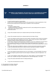 Form SRG2804 Application to Carry Class 1 Dangerous Goods - United Kingdom, Page 8