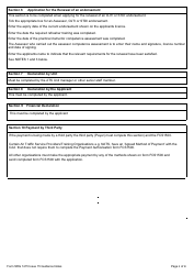 Form SRG1415 Application for the Issue, Revalidation, Renewal of Assessor, Ojti and Stdi Atco Licence Endorsements and Exchange of Ojti for an Stdi Endorsement (UK Regulation (Eu) 2015/340) - United Kingdom, Page 5