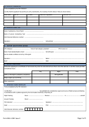 Instructor Form I (SRG1132B) Slmg Application - United Kingdom, Page 2
