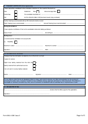 Instructor Form I (SRG1132B) Slmg Application - United Kingdom, Page 4