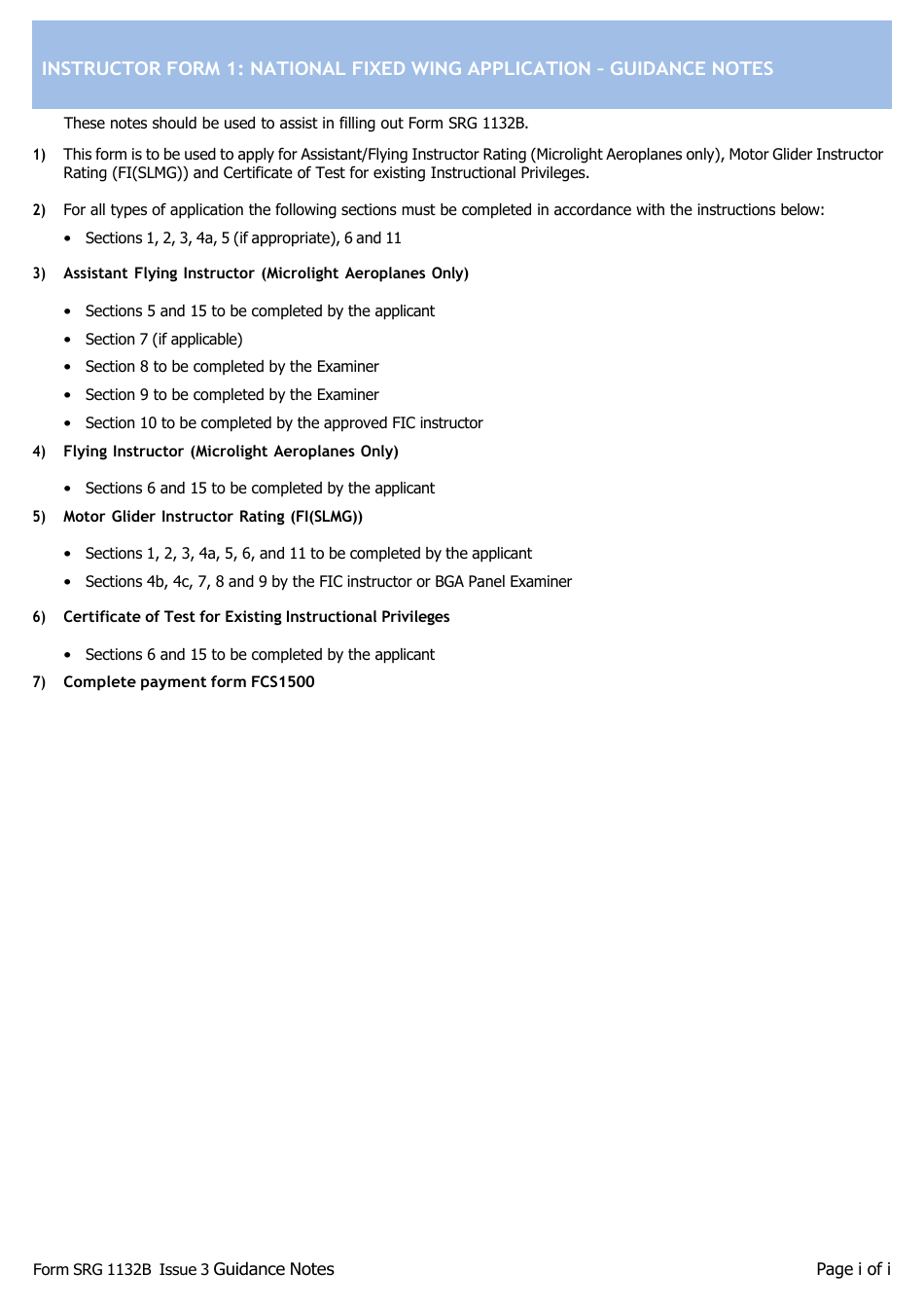 Instructor Form I (SRG1132B) Slmg Application - United Kingdom, Page 6