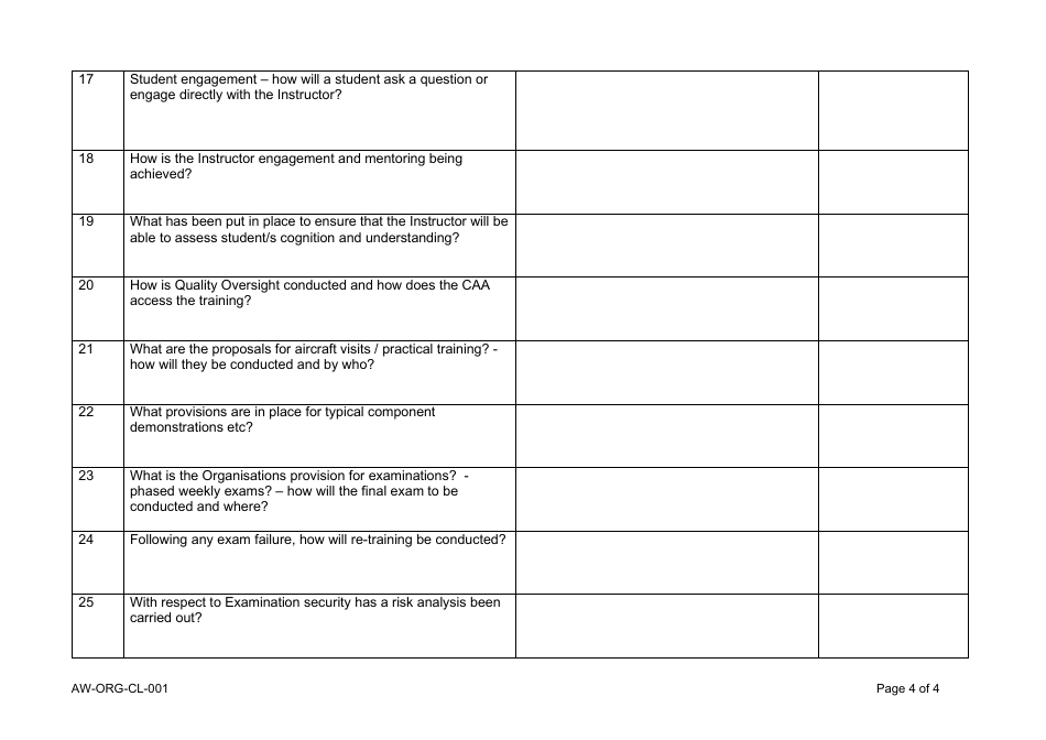 Form SRG2140 Distance Learning Compliance Check List - United Kingdom, Page 4