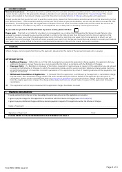 Form SRG1820A Application for Assessment of Competence for the Revalidation or Renewal of a Senior Examiner Certificate - United Kingdom, Page 2