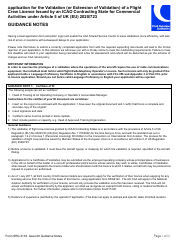 Form SRG2134 Application for the Validation (Or Extension of Validation) of a Flight Crew Licence Issued by an Icao Contracting State for Commercial Activities and for Non-commercial Operations Where the Pilot Is Remunerated Under Article 5 of UK (Eu) 2020/723 - United Kingdom, Page 7