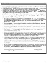 Michigan Child Care Background Check Consent and Disclosure - License Exempt-Unrelated Providers - Michigan, Page 3