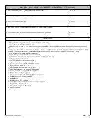 NGB Form 672 National Guard Bureau Awards Program Request, Page 2