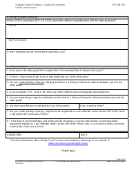 Form FL/E-ME-815 Family Court Services (Fcs) Guardianship Questionnaire - County of Sacramento, California, Page 2