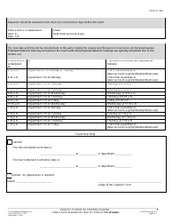Form PR/E-CT-209 Request to Drop or Continue Hearing, Long Cause Hearing or Trial by Stipulation (Probate) - County of Sacramento, California, Page 2