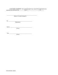 EIB Form 24-02 Assignment for Working Capital Guarantee Claim (Lender Version), Page 2