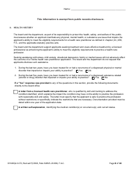 Form DH-MQA1172 Osteopathic Physician in Training Application for Initial or Renewal Registration - Florida, Page 8