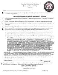 Form DH-MQA1193 Application for Osteopathic Medical Faculty Certificate - Florida, Page 16