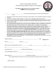 Form DH-MQA1193 Application for Osteopathic Medical Faculty Certificate - Florida, Page 17