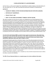 Form DH-MQA1193 Application for Osteopathic Medical Faculty Certificate - Florida, Page 18
