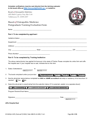 Form DH-MQA1193 Application for Osteopathic Medical Faculty Certificate - Florida, Page 22