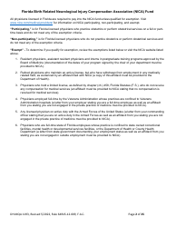 Form DH-MQA1193 Application for Osteopathic Medical Faculty Certificate - Florida, Page 2